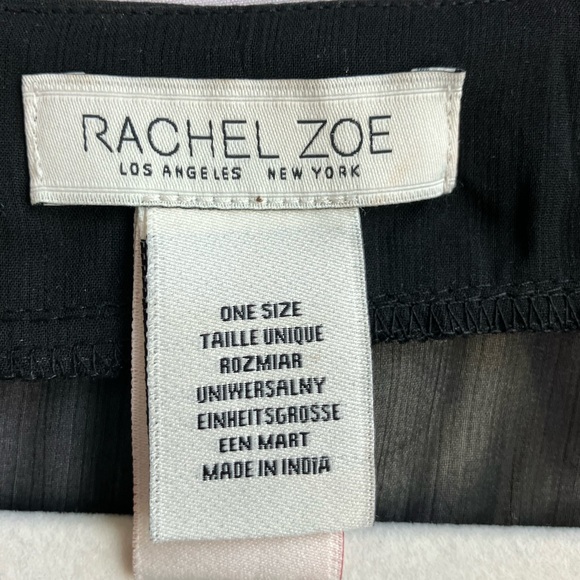 Black Sheer Kimono with Leopard Print - Picture 8 of 10